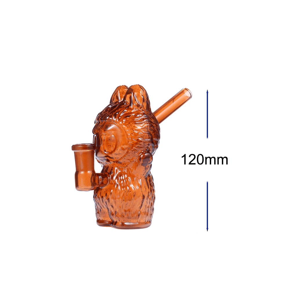 4.5 inch 14mm female Lucky Cat Water Pipe Bong Glass Oil Burner - Image 2