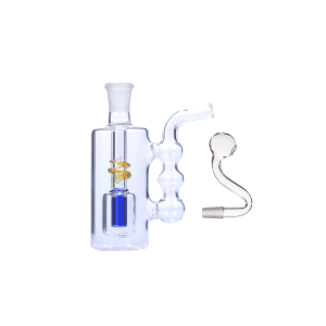 10mm Square Shaped Percolator Glass Water Pipe Oil Burner Bowl