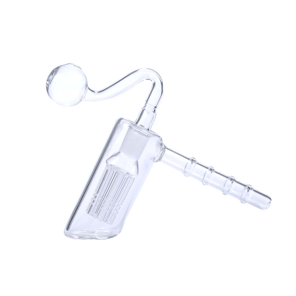 Hammer Shaped Oil Burner Glass Pipe Water Bong Tree Percolator