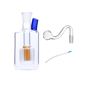 3 inch Mini Cute Matrix Perc Water Pipe Oil Burner Glass Bong